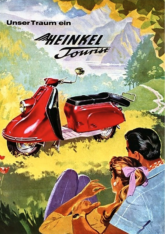 Heinkel-1955-Tourist Heinkel 175cc Tourist Scooter