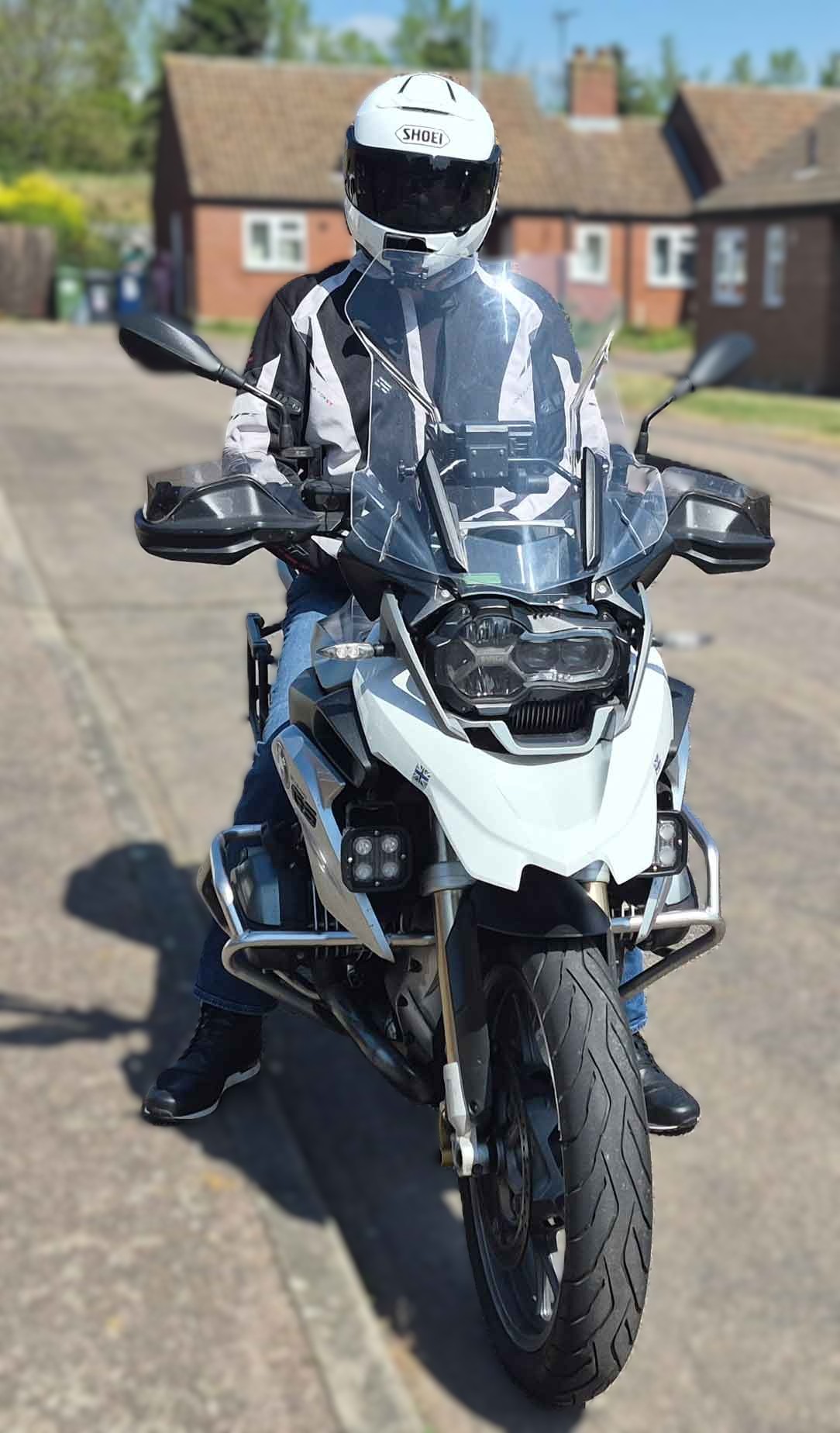 Biker Brit On GS Biker Brit on a BMW R1200GS